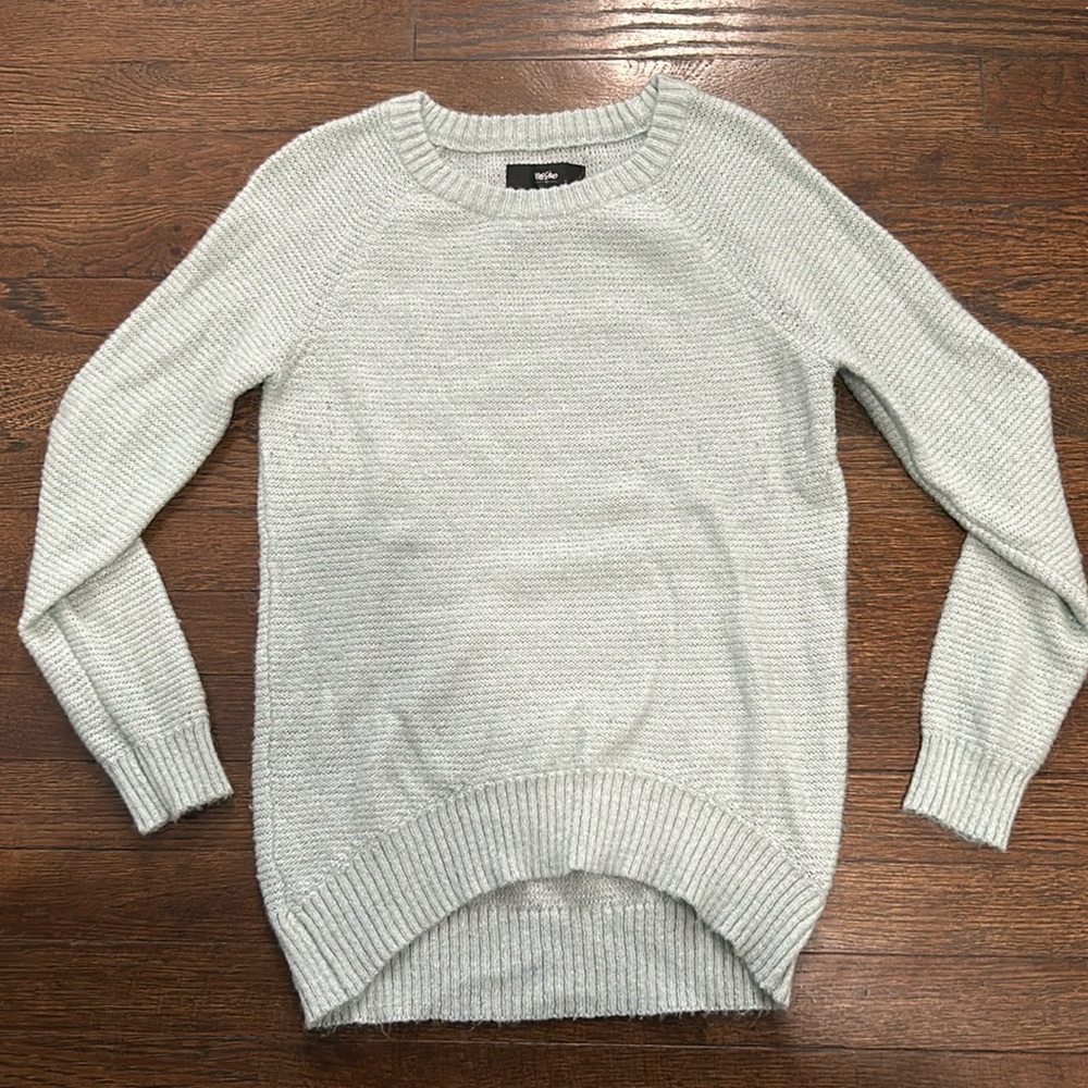 Mossimo Sweater, Seafoam, Size XS